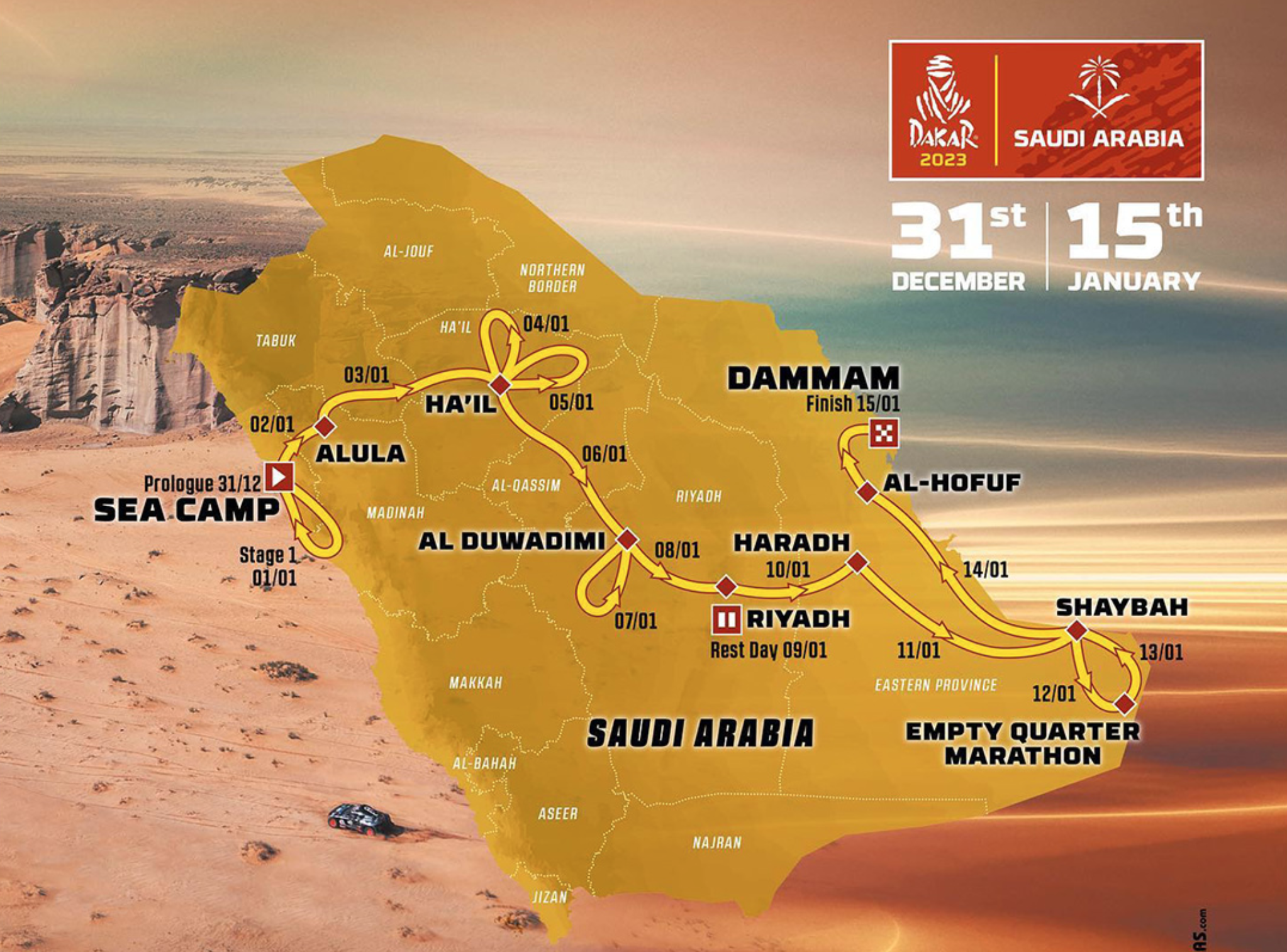 Ruta Dakar 2023