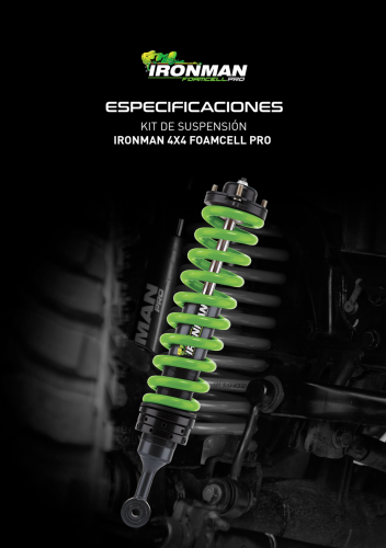 Especificaciones Foamcell Pro