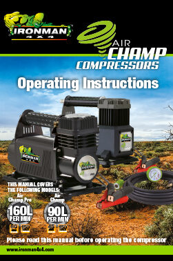 Air Champ Compressors Manual de Uso
